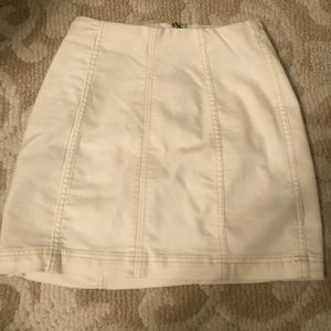 White Free People Skirt